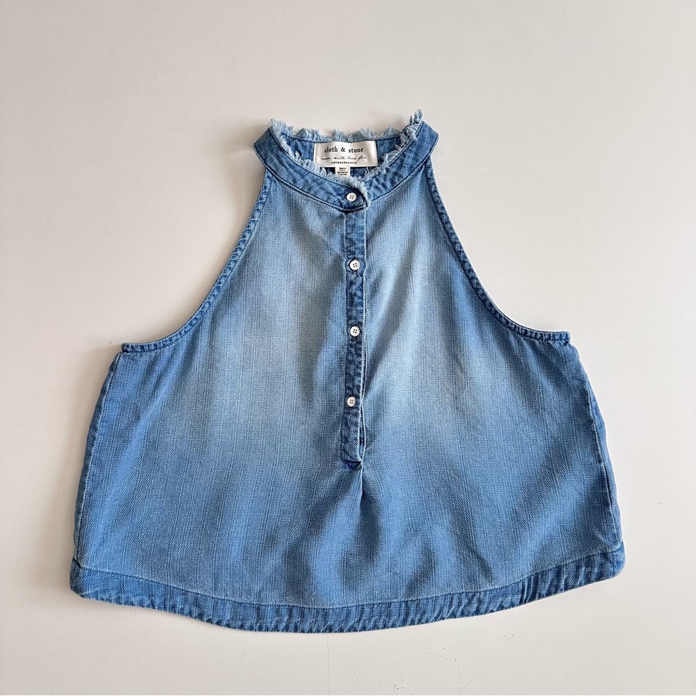 ANTHROPOLOGIE Cloth & Stone Halter Tencel TankTop Medium